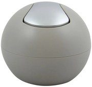 Szarobrązowy plastikowy kosz na śmieci 1 l Bowl Matt – Spirella