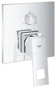 GROHE 24094000 - Bateria EUROCUBE z 3-drożnym przełącznikiem, chrom błyszczący