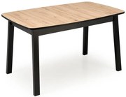 Rozkładany stół dąb aritsan + czarny  E3-B14