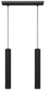 LED lampa wisząca TUBA 2xGU10/4,8W/230V czarna