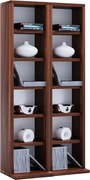 Drewno CD DVD Stand Shelf Cabinet Milano