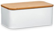 Metalowy chlebak z bambusową deską do krojenia, 2w1, 31x18x13 cm, ZELLER