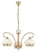 Żyrandol na łańcuchu ASTORIA 3xE27/15W/230V złoty