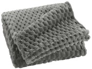 Narzuta flanelowa 125 x 150 cm FROSTY, Neutrální kouzlo