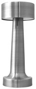LED dotykowa lampa stołowa TABLO LED/3W/5V 2000mAh, ściemnialna, matowy chrom