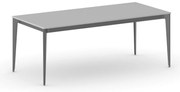 Stół konferencyjny do biura PRIMO ACTION, 200x90 cm, czarna podstawa, szary