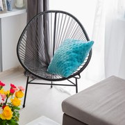 Fotel żyłkowy Arthur grafit PATIO