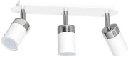 Oprawa punktowa JOKER 3xGU10/25W/230V biały/chrom błyszczący