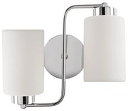 Kinkiet w biało-srebrnym kolorze Balcova – Opviq lights