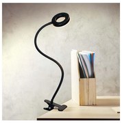 Brilagi - Lampa LED z klipem ORBELA LED/8W/230V 3000/4000/5000K czarna