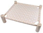 Legowisko dla czworonoga w naturalnym kolorze 48x53 cm – Love Story