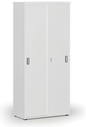Szafa z drzwiami przesuwnymi PRIMO WHITE, 800 x 420 x 1781 mm, biały