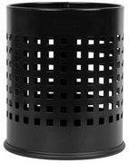 Alda Kosz na śmieci Officer perforowany 7 l,czarny, 7 l
