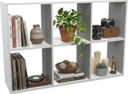 Ażurowy Regał Biały W Stylu Skandynawskim E0-P84