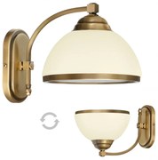 Klasyczny kinkiet mosiężny R-K1E