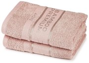 4Home Bamboo Premium ręcznik różowy, 50 x 100 cm, 2 szt.