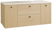 Szafka pod umywalkę nablatową dąb cremona 120 cm F6-Z25