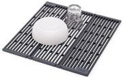 Szary regulowany plastikowy ociekacz na zlew 43x13 cm Platform – Joseph Joseph