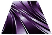 Dywan nowoczesny Parma Linie fioletowy 80 cm x 150 cm