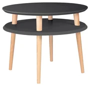 Stolik kawowy UFO MEDIUM 57x57 grafitowy RAGABA