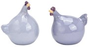 Ceramiczna kurka LILAC CHICKEN fioletowa - różne rozmiary Wielkość: M