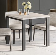 Stół Garant 170 z blatem 80x80 rozkładany do 170 cm kaszmir