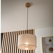 Lampa wisząca ANTONIO na linku 1xE27/60W/230V dąb