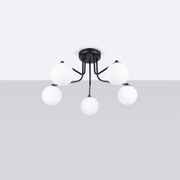 Żyrandol ASTRAL 5 czarny SOLLUX  LIGHTING