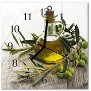 Zegar ścienny kwadrat Oliwa z oliwek