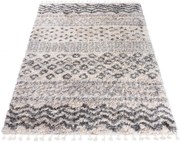 Kremowy dywan shaggy włochacz P7-D60
