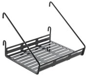 Czarny metalowy komponent – półka 18x15 cm Mural – Metaltex