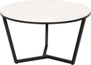 Stolik kawowy czarno-biały Modig M66 80x45x80 cm