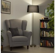 Brilagi - Lampa stojąca LED CERIA 1xE27/40W/230V, średnica 45 cm, czarna/matowy chrom