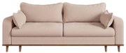 Beżowa sztruksowa sofa 220 cm Beata – Ropez