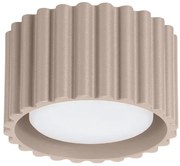 Minimalistyczny plafon sufitowy taupe F4-T14