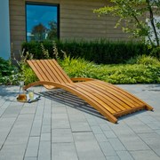 Leżak ogrodowy drewniany Larice PATIO