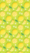 Szybkoschnący ręcznik plażowy LEMONS 100x180 cm zielony, 100% mikrofibra