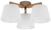 Brilagi - Przysufitowy żyrandol LATTE SABIA 3xE27/15W/230V sosna/biały