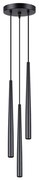 Sollux SL.1463 - Żyrandol na lince BLISS 3xG9/8W/230V czarny
