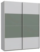 Szafa KARO 170x210 cm szara/zielona