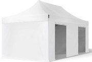 TOOLPORT 3x6 m Namiot Ekspresowy PROFESSIONAL Alu 40 mm, ze ścianami bocznymi, bez okien, biały - (578688)