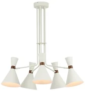 Biała lampa wisząca z metalowym kloszem ø 86,5 cm Hoodies – Light &amp; Living