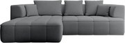 Narożnik ALBIO S Lewostronny z elektryczną regulacją siedziska, funkcja spania, wolnostojący w tkaninie EDEN 19 WERSAL