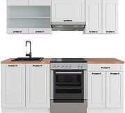 Aneks kuchenny biały dom wiejski/biały 200x60x81.6 r-line