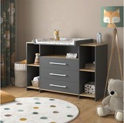 Przewijak antracyt/złoty dąb 143.2x53.1x93 oskar