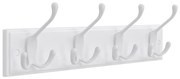 Wieszak ścienny KATE biały