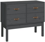 Szara sosnowa komoda z 4 szufladami H1-T96