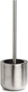 Szczotka WC z pojemnikiem ze stali nierdzewnej, Ø 11,2 cm