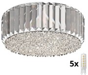 Brilagi - LED Plafon kryształowy GLAMOUR 5xG9/42W/230V