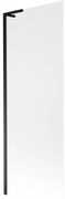 Mexen Next L parawan nawannowy 1-skrzydłowy 70 x 150 cm, szron, czarny - 895-070-000-03-30-70